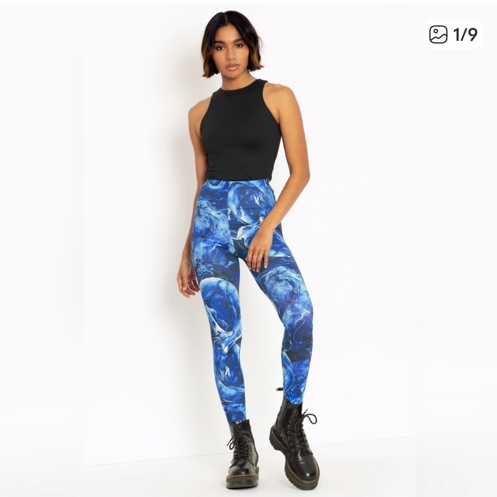 EUC Blackmilk Lora Zombie Dragon  Leggings XXL